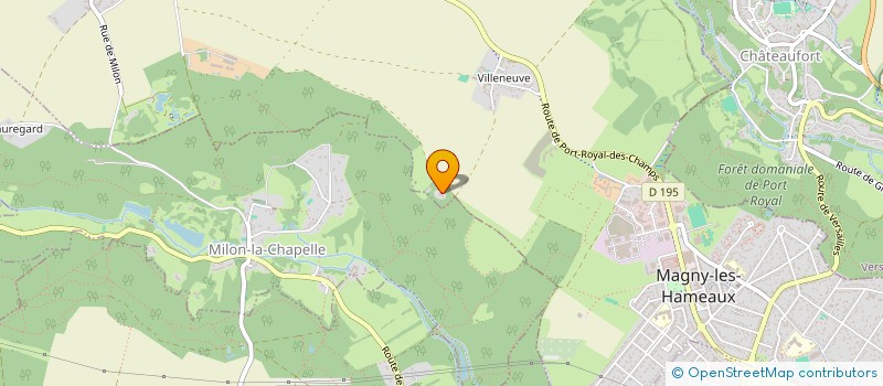 localisation de l'entreprise ABERGEL PATRIMOINE  MAGNY-LES-HAMEAUX