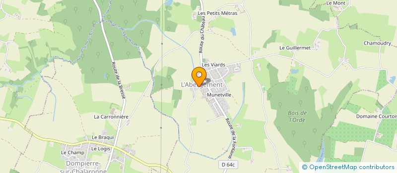 localisation de l'entreprise ABERGFOOT  L'ABERGEMENT-CLEMENCIAT