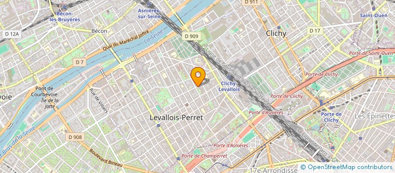 localisation de l'entreprise ABERJOUL CONSEILS à LEVALLOIS-PERRET