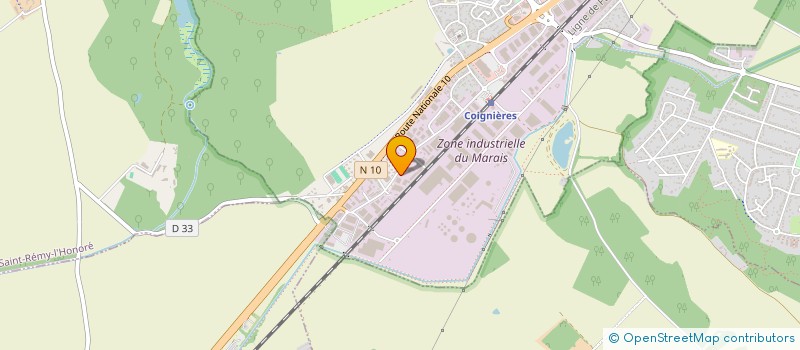 localisation de l'entreprise ABERKANE TRANSERVICE (A.T.S.)  COIGNIERES