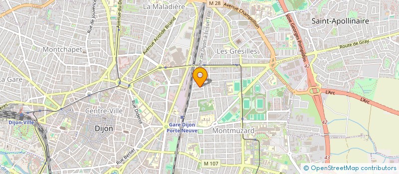 localisation de l'entreprise ABERNUNCIO  DIJON