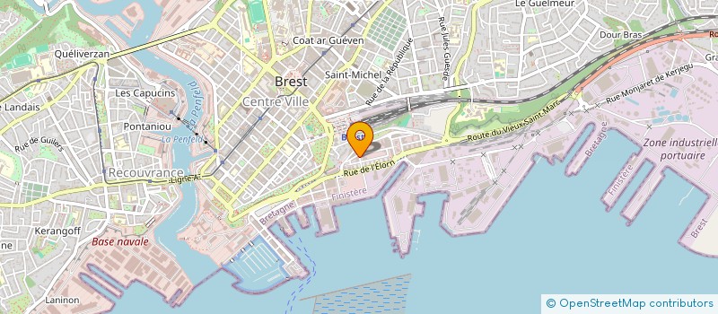 localisation de l'entreprise ABERS CONSEILS à BREST
