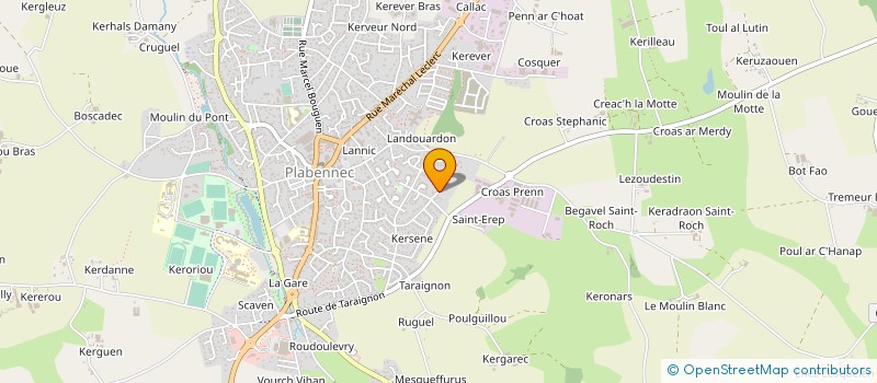 localisation de l'entreprise ABERS RENOVATION  PLABENNEC
