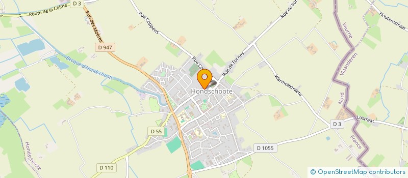 localisation de l'entreprise ABERSON SARL  HONDSCHOOTE