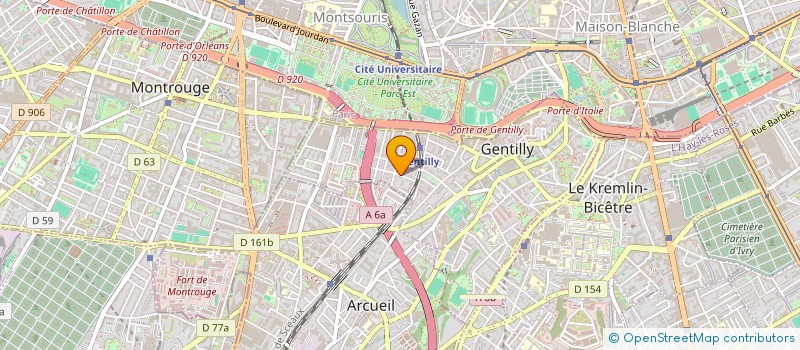 localisation de l'entreprise ABERSTONE  GENTILLY