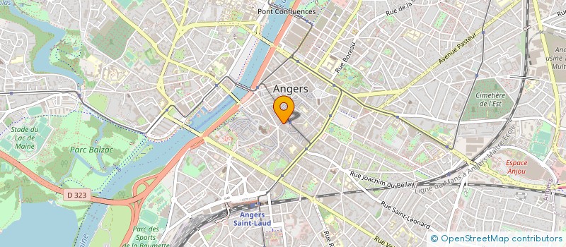 localisation de l'entreprise ABERT à ANGERS