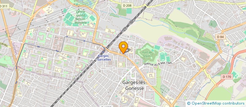 localisation de l'entreprise ABERTEX  GARGES-LES-GONESSE