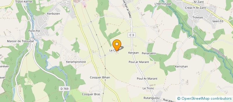 localisation de l'entreprise ABERTURA à SAINT-MARTIN-DES-CHAMPS