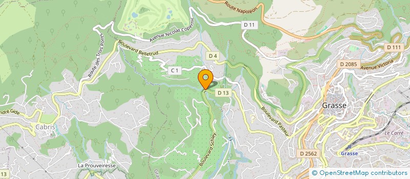 localisation de l'entreprise ABES à GRASSE