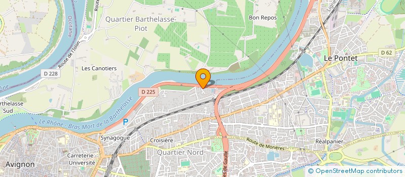 localisation de l'entreprise ABES  AVIGNON