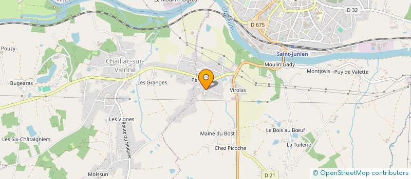localisation de l'entreprise ABES à SAINT JUNIEN