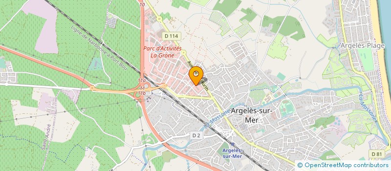 localisation de l'entreprise ABES FACADES à ARGELES-SUR-MER