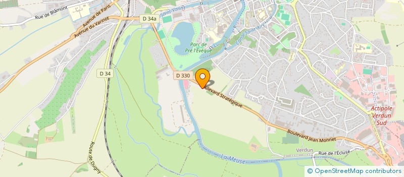 localisation de l'entreprise ABES INVESTISSEMENT à VERDUN