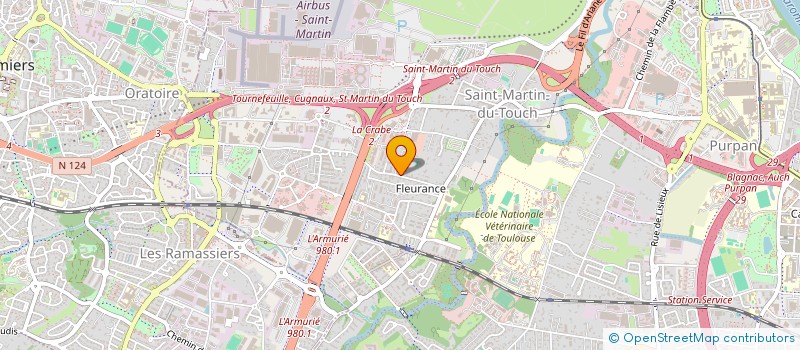 localisation de l'entreprise ABESKYSWA PEINTURE à TOULOUSE