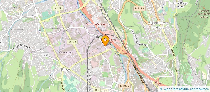localisation de l'entreprise ABET FRANCE à CHAMBERY