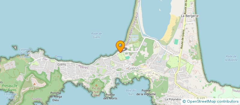 localisation de l'entreprise ABEURA à HYERES