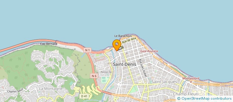 localisation de l'entreprise ABEX à SAINT-DENIS