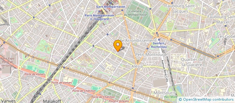 localisation de l'entreprise ABEX  PARIS