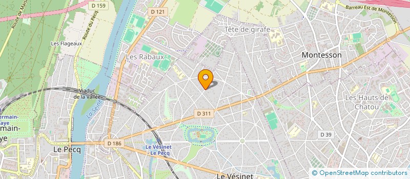 localisation de l'entreprise ABF (ATELIER BLANCHE FRANSSEN) à VESINET (LE)