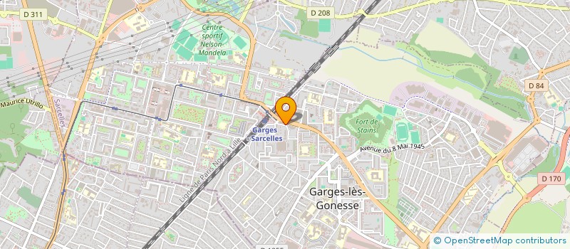 localisation de l'entreprise ABF BATIMENT à GARGES-LES-GONESSE