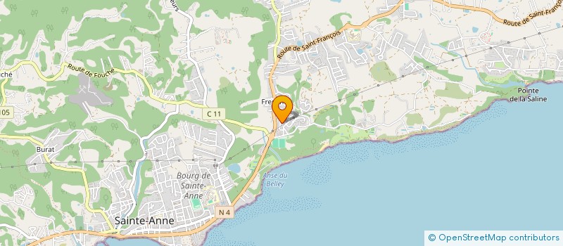 localisation de l'entreprise ABF BTP à SAINTE-ANNE