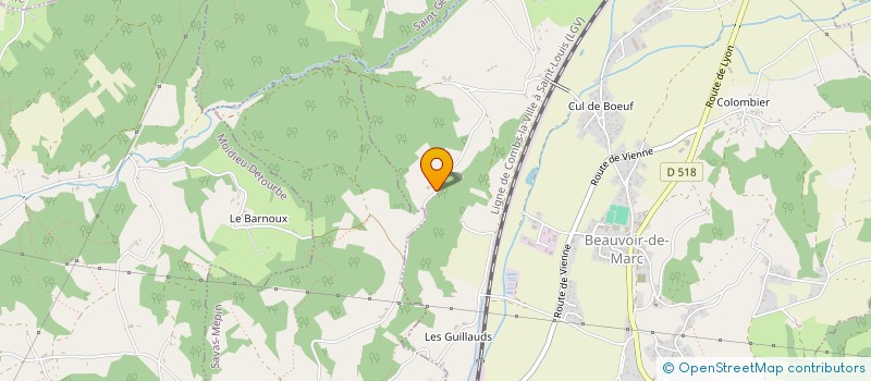 localisation de l'entreprise ABF CONSEIL  BEAUVOIR-DE-MARC