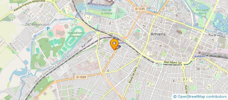 localisation de l'entreprise ABF ET ASSOCIES à AMIENS