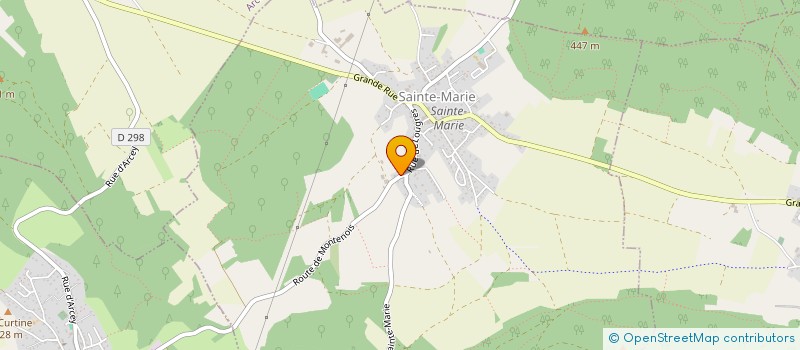 localisation de l'entreprise ABF FERMETURES à SAINTE-MARIE