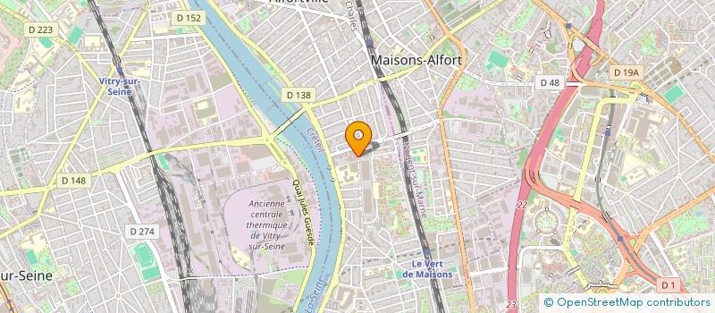 localisation de l'entreprise ABF GESTION à ALFORTVILLE