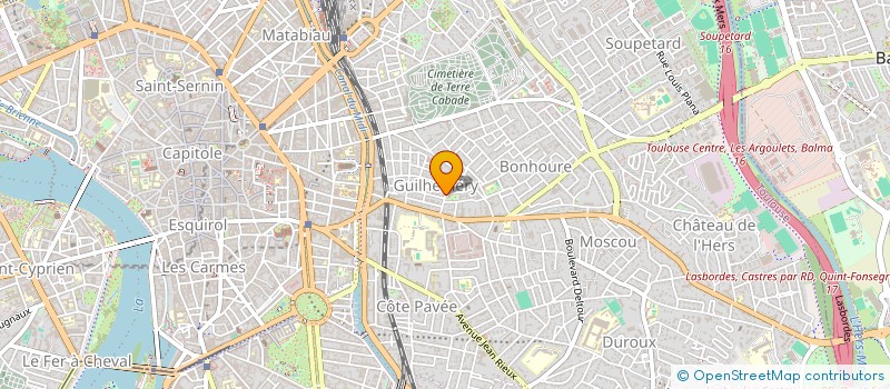 localisation de l'entreprise ABF HABITAT à TOULOUSE