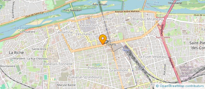 localisation de l'entreprise ABF IMMO 4  SAINT-CYR-SUR-LOIRE