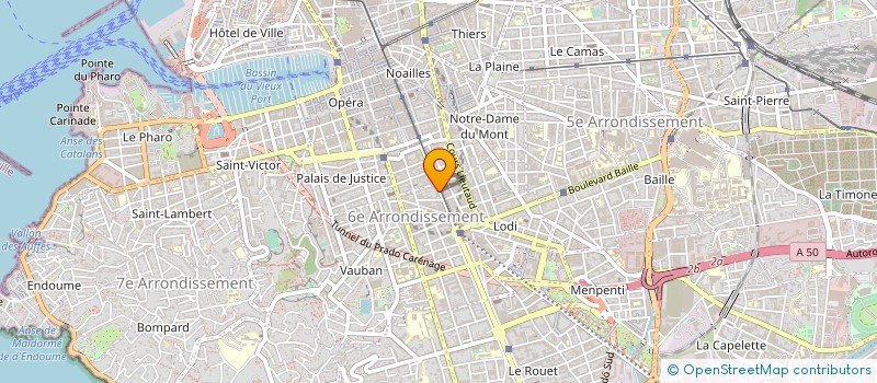 localisation de l'entreprise ABF INCENDIE à MARSEILLE