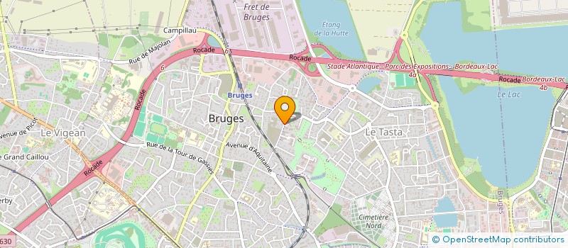 localisation de l'entreprise ABF INVESTISSEMENTS  BRUGES