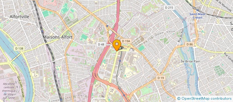localisation de l'entreprise ABF MARIAGE à CRETEIL
