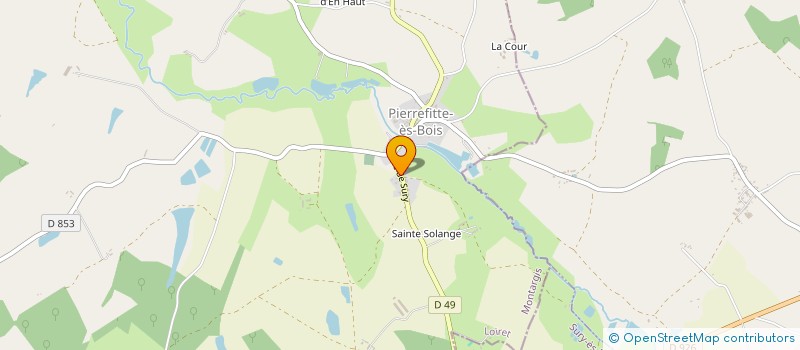 localisation de l'entreprise ABF SARL à PIERREFITTE-ES-BOIS