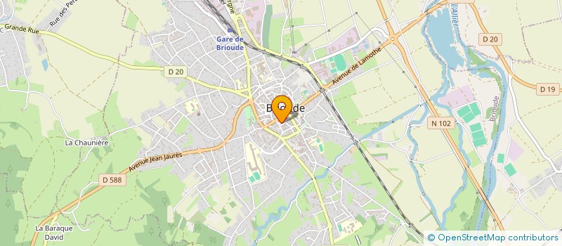 localisation de l'entreprise ABF-SCI  BRIOUDE