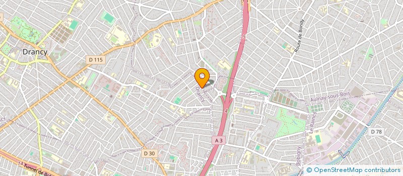 localisation de l'entreprise ABF TAXI à DRANCY