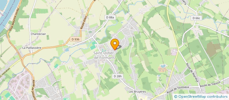 localisation de l'entreprise ABFC77  SAINT-DIDIER-DE-FORMANS