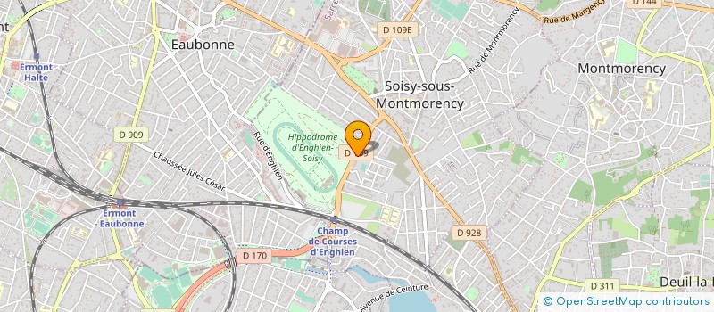 localisation de l'entreprise ABFF RENOV à SOISY-SOUS-MONTMORENCY