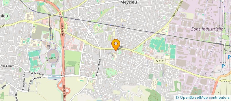 localisation de l'entreprise ABFIN à MEYZIEU