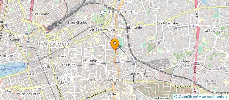 localisation de l'entreprise ABFM à MARSEILLE 4