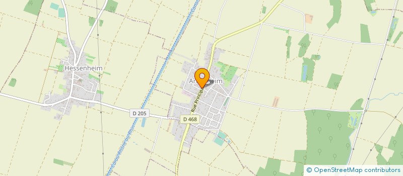 localisation de l'entreprise ABFOR à RICHTOLSHEIM