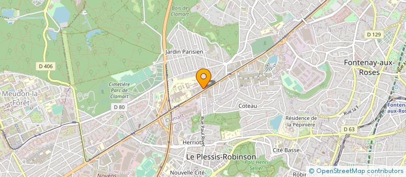 localisation de l'entreprise ABG 2000 à CLAMART