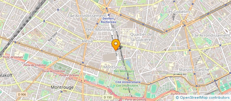 localisation de l'entreprise ABG  PARIS