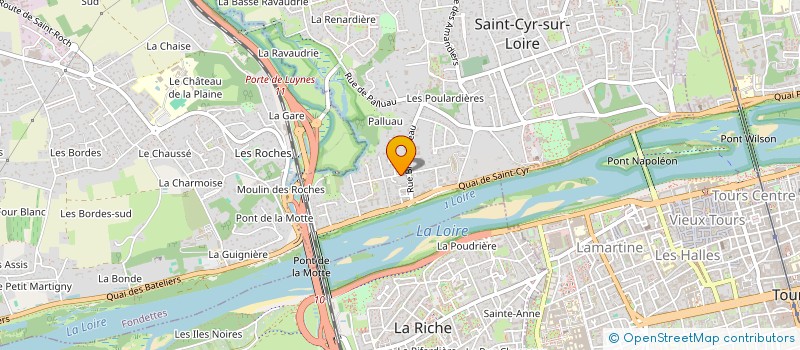 localisation de l'entreprise ABG - 3D  SAINT-CYR-SUR-LOIRE