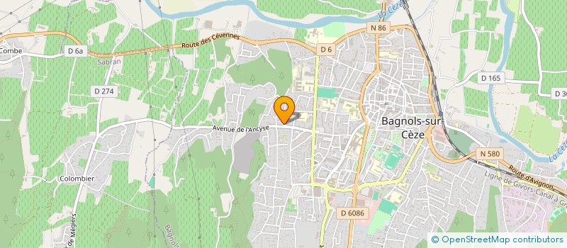 localisation de l'entreprise ABG  VENEJAN