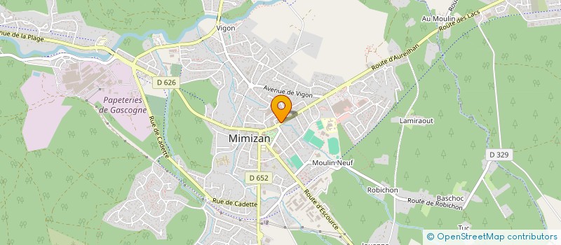 localisation de l'entreprise ABG à MIMIZAN