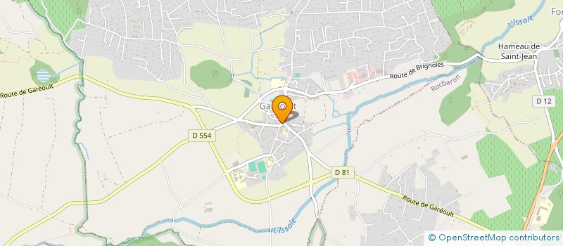 localisation de l'entreprise ABG  GAREOULT