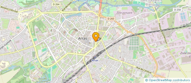localisation de l'entreprise ABG à ARRAS