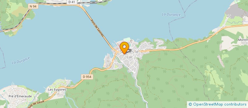 localisation de l'entreprise ABG  SAVINES-LE-LAC